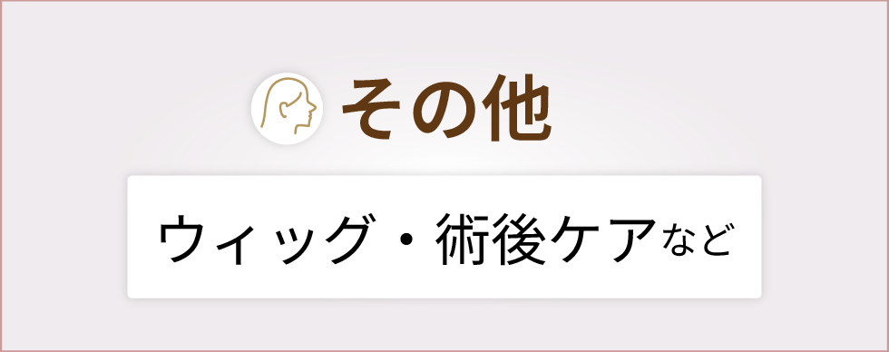 その他ウィッグ・術後ケアなど<